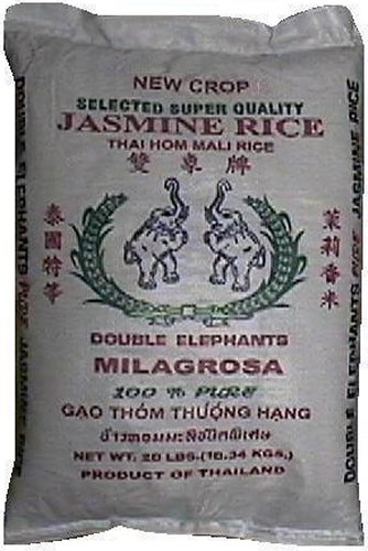 (image for) DOUBLE ELEPHANTS JASMINE MILAGROSA THAI HOM MALI RICE 2023 CROP