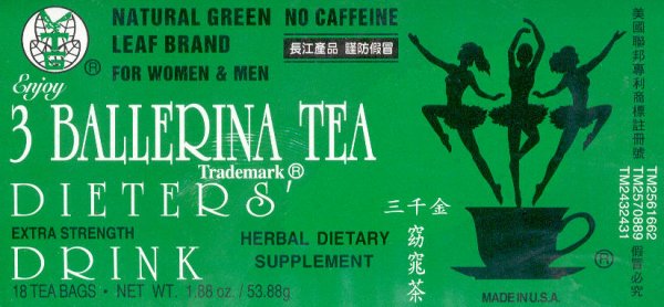 (image for) 3 BALLERINA DIETER'S HERBAL TEA