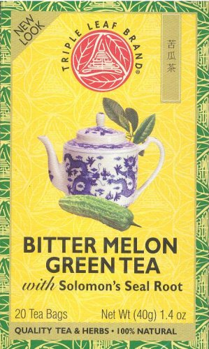 (image for) TRIPLE LEAF BITTER MELON GREEN TEA WITH SOLOMON'S ROOT