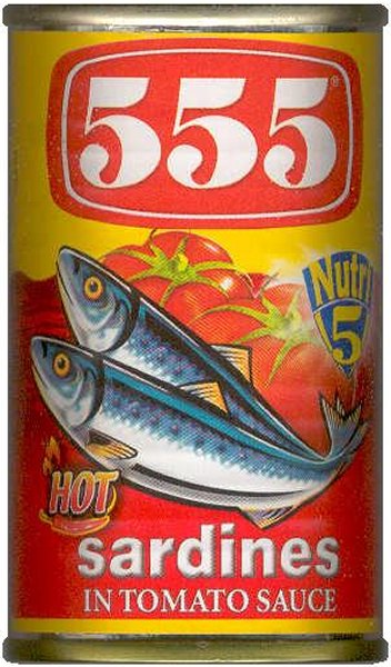 (image for) 555 SARDINES IN TOMATO SAUCE