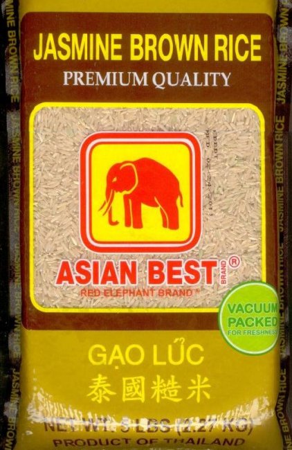 (image for) ASIAN BEST JASMINE BROWN RICE