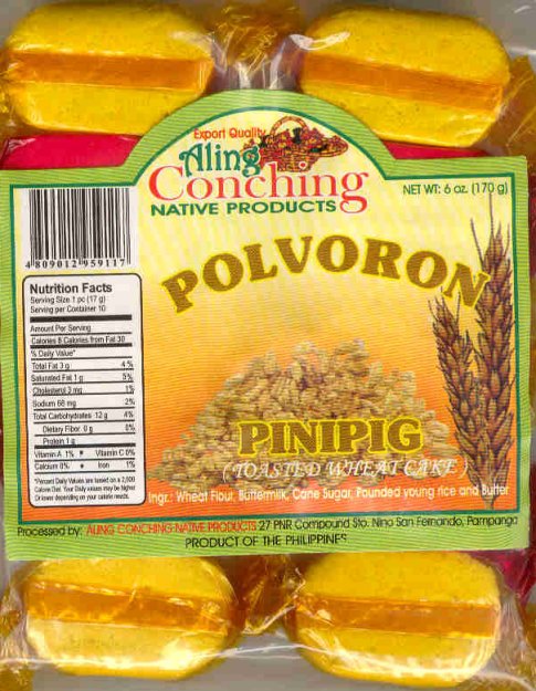 (image for) ALING CONCHING POLVORON PINIPIG TOASTED WHEAT CAKE