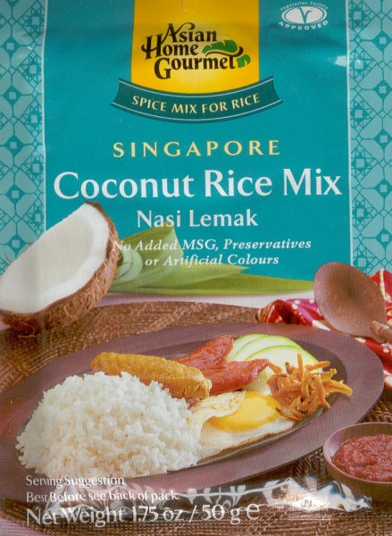 (image for) ASIAN HOME GOURMET COCONUT RICE MIX NASI LEMAK