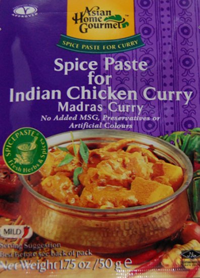 (image for) ASIAN HOME GOURMET CHICKEN CURRY MADRAS CURRY