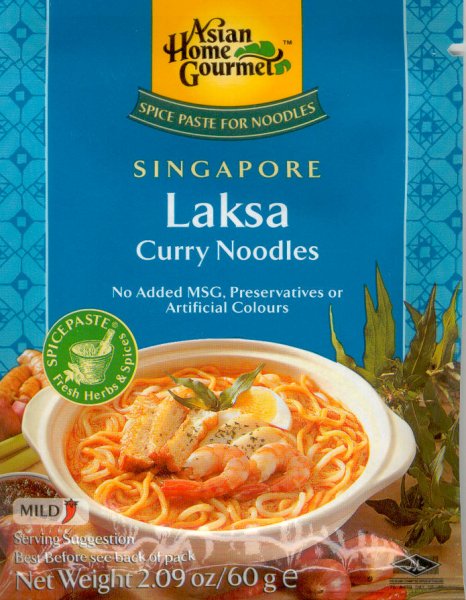 (image for) ASIAN HOME GOURMET LAKSA COCONUT CURRY NOODLES