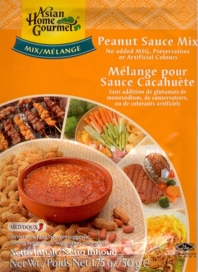 (image for) ASIAN HOME GOURMET PEANUT SAUCE MIX