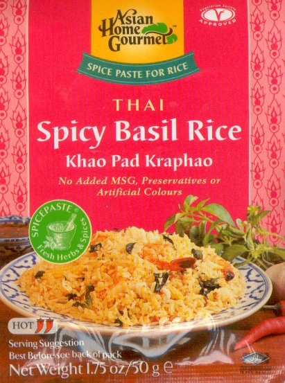 (image for) ASIAN HOME GOURMET SPICY BASIL RICE