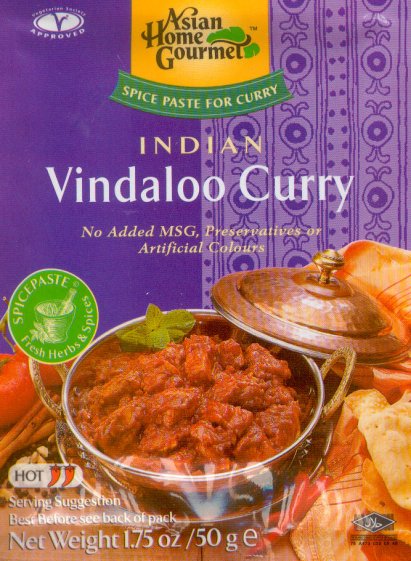 (image for) ASIAN HOME GOURMET VINDALOO CURRY