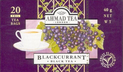 (image for) AHMAD TEA BLACKCURRANT FLAVORED BLACK TEA