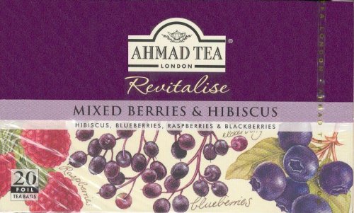 (image for) AHMAD TEA REVITALISE MIXED BERRIES & HIBISCUS TEA