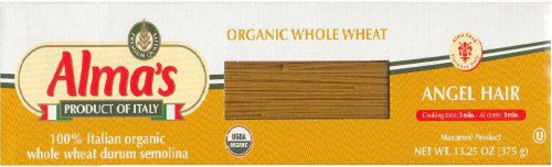 (image for) ALMA'S ANGEL HAIR ORGANIC WHOLE WHEAT PASTA