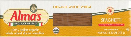 (image for) ALMA'S SPAGHETTI ORGANIC WHOLE WHEAT