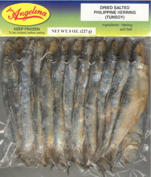 (image for) ANGELINA DRIED SALTED PHILIPPINE HERRING TUNSOY