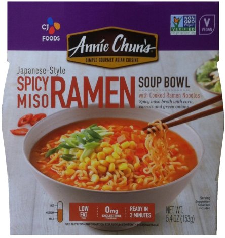 (image for) ANNIE CHUN'S JAPANESE STYLE SPICY MISO RAMEN SOUP BOWL