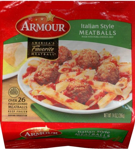 (image for) ARMOUR ITALIAN STYLE MEATBALLS