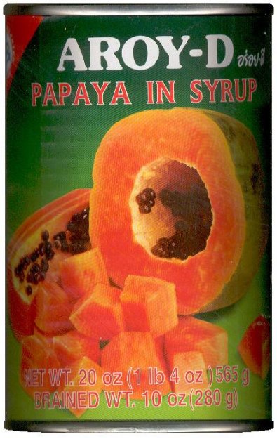 (image for) AROY-D PAPAYA IN SYRUP