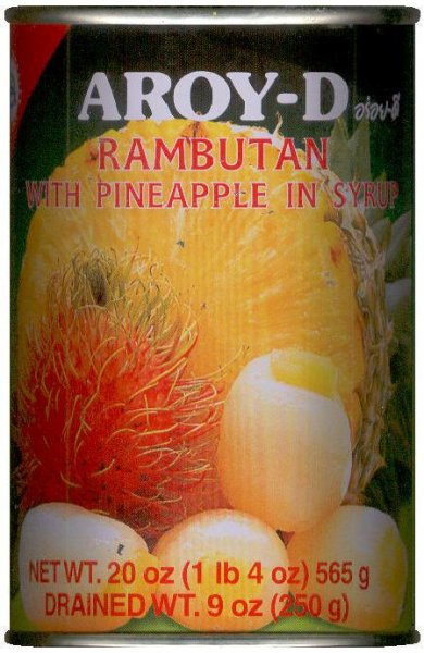 (image for) AROY-D RAMBUTAN WITH PINEAPPLE IN SYRUP