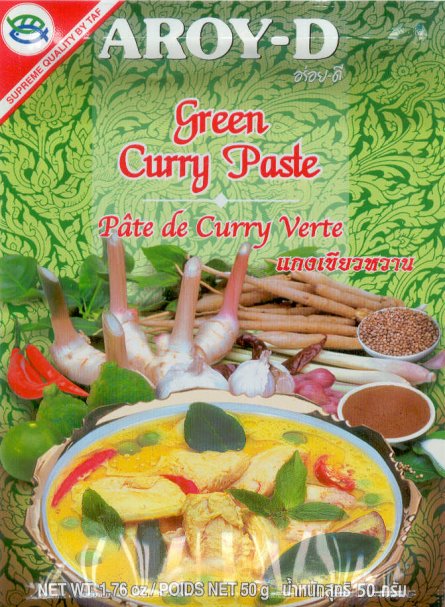 (image for) AROY-D GREEN CURRY PASTE