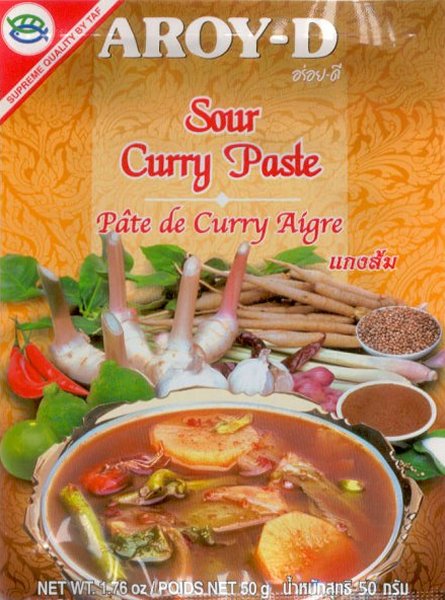 (image for) AROY-D SOUR CURRY PASTE