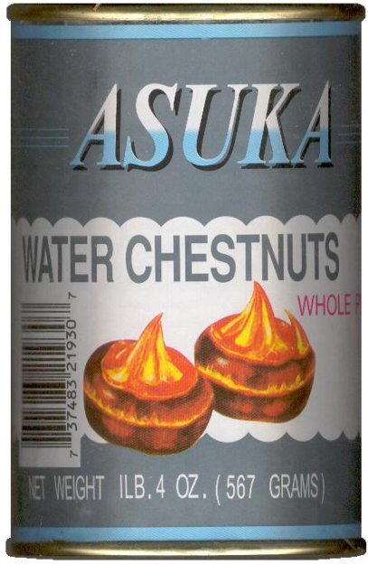 (image for) ASUKA WATER CHESTNUTS WHOLE PEELED