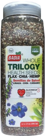 (image for) BADIA WHOLE TRILOGY SEEDS FAX-CHIA-HEMP