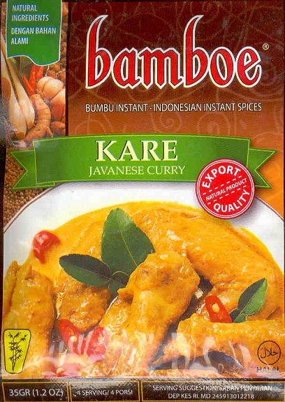 (image for) BAMBOE KARE JAVANESE CURRY