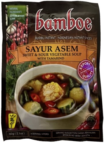 (image for) BAMBOE SAYUR ASEM SWEET & SOUR VEGETABLE SOUP WITH TAMARIND