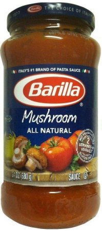 (image for) BARILLA MUSHROOM ALL NATURAL PASTA SAUCE