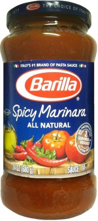 (image for) BARILLA SPICY MARINARA ALL NATURAL PASTA SAUCE