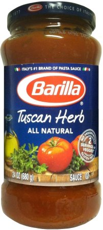 (image for) BARILLA TUSCAN HERB ALL NATURAL PASTA SAUCE