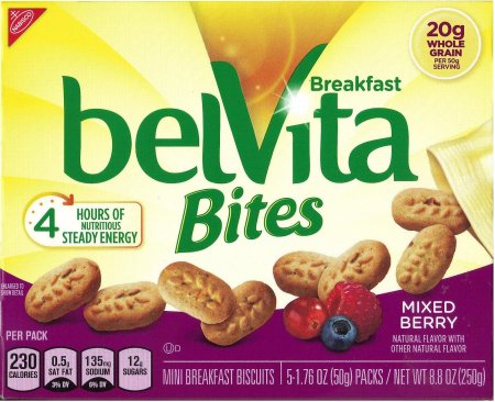 (image for) BELVITA BITES MIXED BERRY MINI BREAKFAST BISCUITS