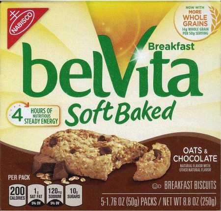 (image for) BELVITA SOFT BAKED OATS & CHOCOLATE BREAKFAST BISCUITS