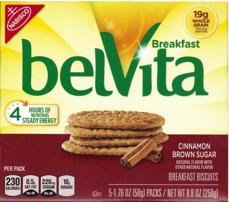 (image for) BELVITA CINNAMON BROWN SUGAR BREAKFAST BISCUITS