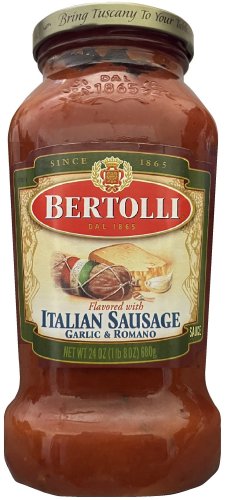 (image for) BERTOLLI ITALIAN SAUSAGE GARLIC & ROMANO