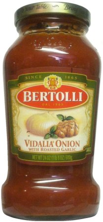 (image for) BERTOLLI VIDALIA ONION SAUCE WITH ROASTED GARLIC