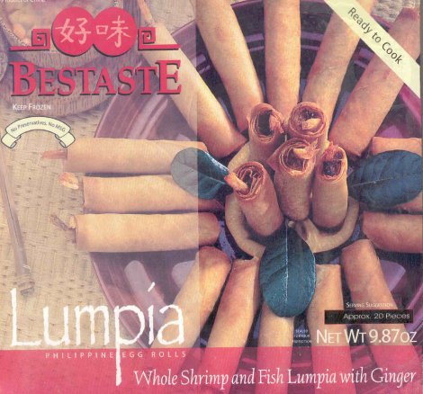 (image for) BESTASTE WHOLE SHRIMP AND FISH LUMPIA WITH GINGER