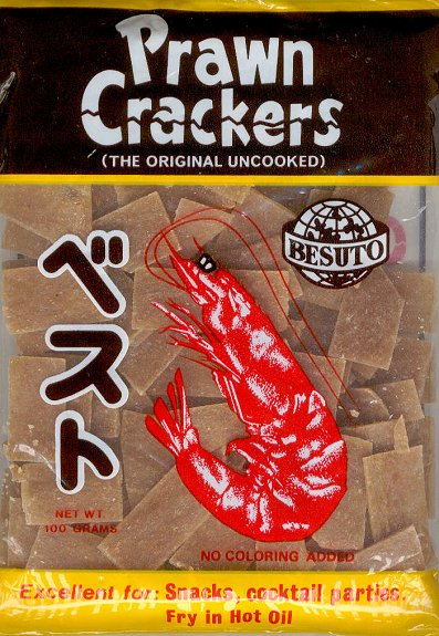 (image for) BESUTO PRAWN CRACKERS THE ORIGINAL UNCOOKED