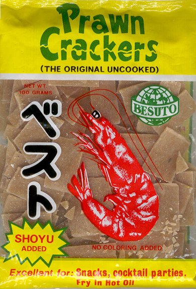 (image for) BESUTO PRAWN CRACKERS THE ORIGINAL UNCOOKED