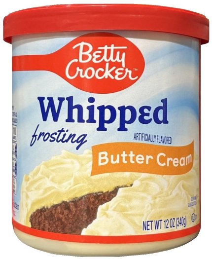 (image for) BETTY CROCKER WIPPED FROSTING BUTTER CREAM