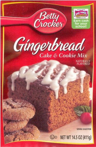 (image for) BETTY CROCKER GINGERBREAD CAKE & COOKIE MIX