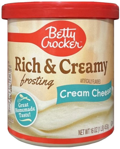 (image for) BETTY CROCKER RICH & CREAMY FROSTING CREAM CHEESE