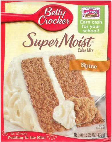 (image for) BETTY CROCKER SUPER MOIST SPICE CAKE MIX