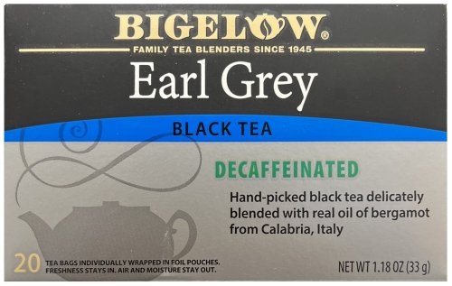 (image for) BIGELOW EARL GREY BLACK TEA DECAFFEINATED