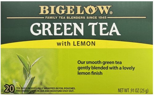 (image for) BIGELOW GREEN TEA WITH LEMON