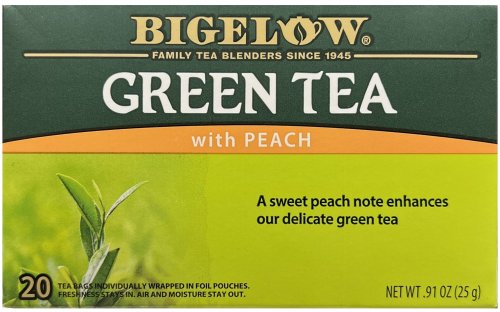 (image for) BIGELOW GREEN TEA WITH PEACH