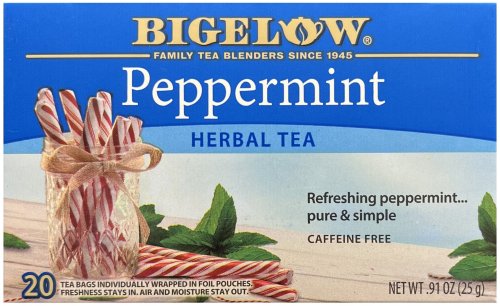 (image for) BIGELOW PEPPERMINT HERBAL TEA