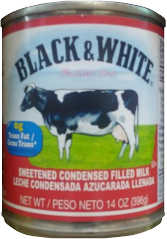 (image for) BLACK & WHITE SWEETENED CONDENSED FILLED MILK