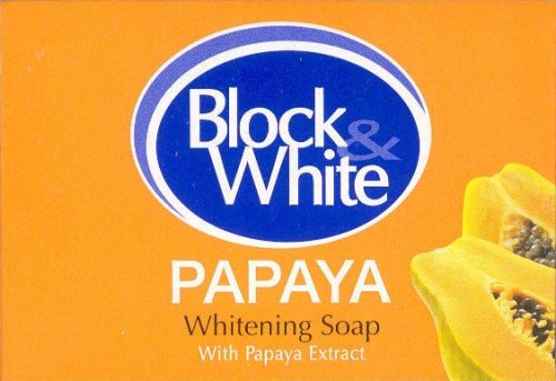 (image for) BLOCK & WHITE PAPAYA WHITENING SOAP