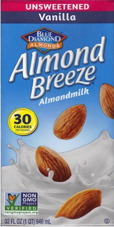 (image for) ALMOND BREEZE ALMONDMILK VANILLA UNSWEETENED