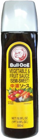 (image for) BULL-DOG VEGETABLE & FRUIT SAUCE SEMI-SWEET